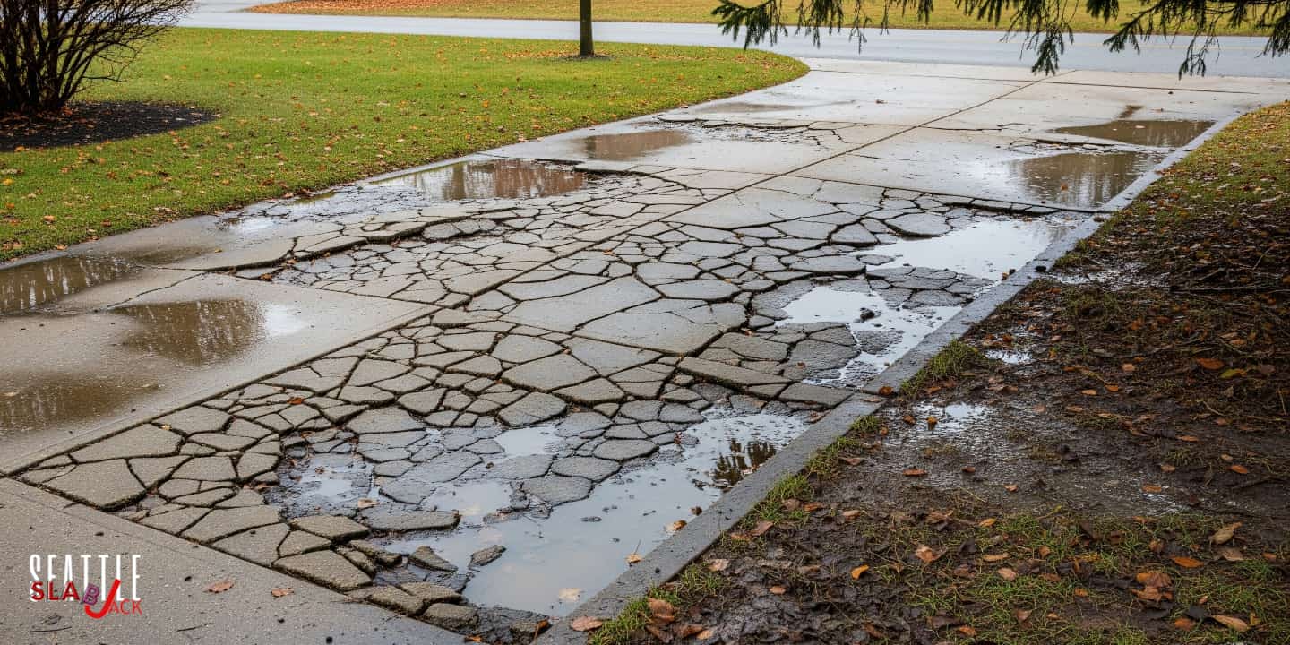 Driveway Cracks from Harsh Winter Weather